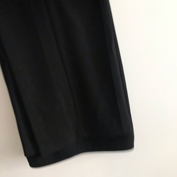 Investments Women’s Straight / Wide Leg Trouser Pant Black Linen-Feel 16 Reg - Picture 7 of 11